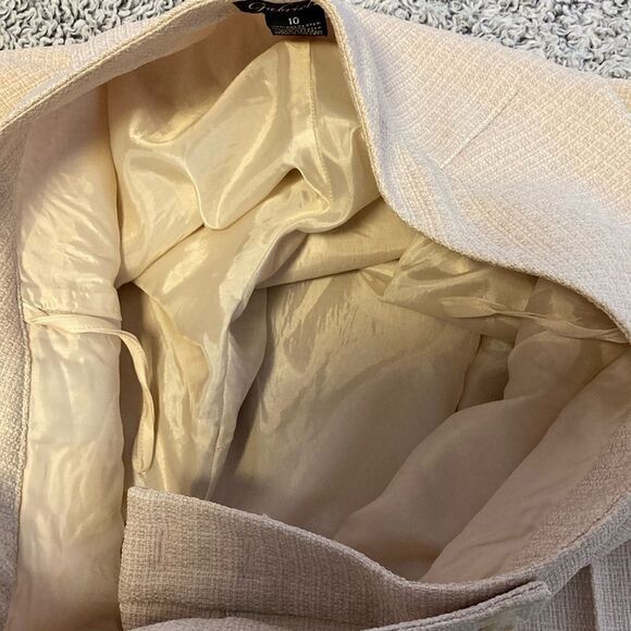 GABRIELLA 10 Wide Leg Fully Lined Textured Dress Pant - Picture 9 of 12